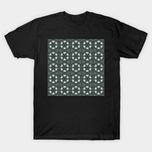 Celestial Mezzotint Intaglio Kaleidoscope pattern 1 T-Shirt